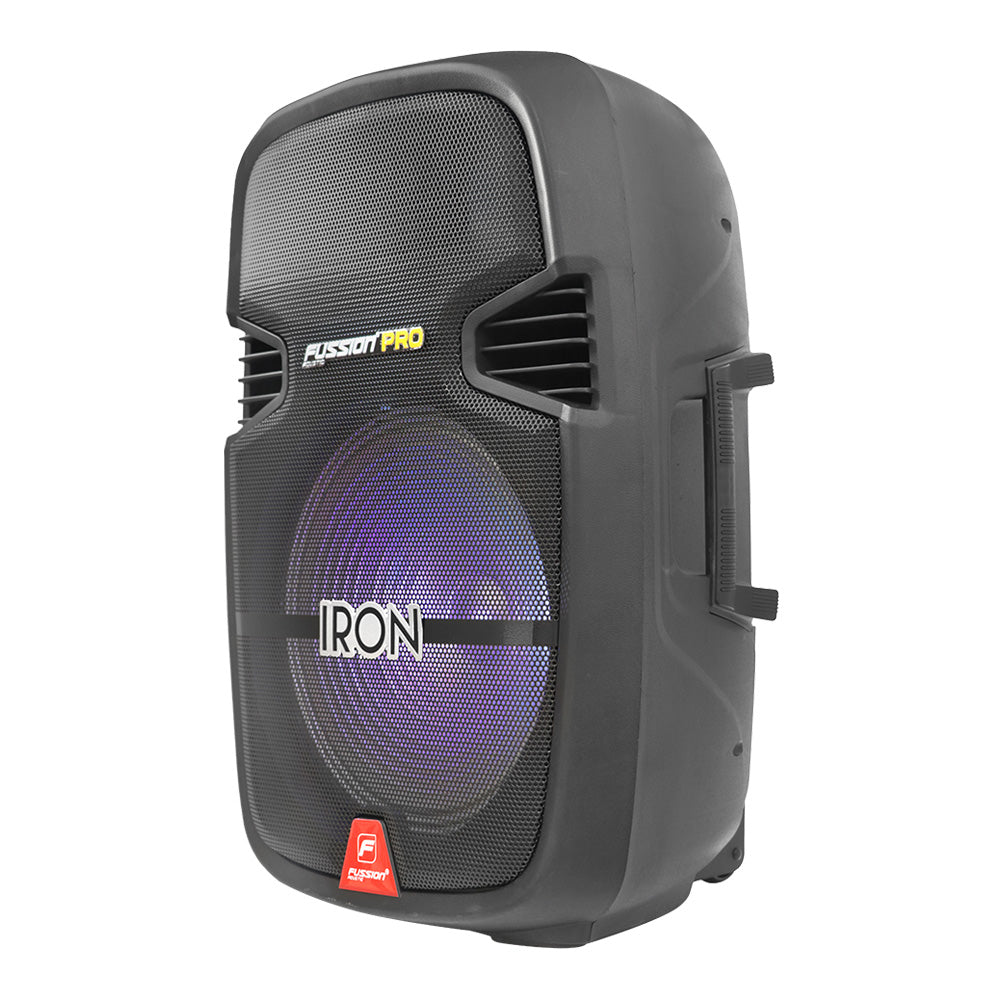 Experimenta un sonido potente con el Bafle Amplificado IRON de 15" y 25,000 W