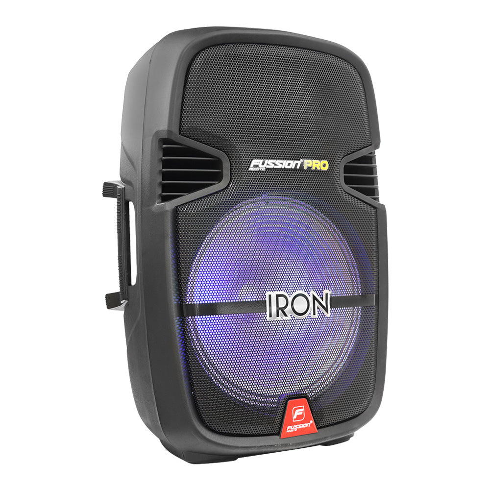 Experimenta un sonido potente con el Bafle Amplificado IRON de 15" y 25,000 W